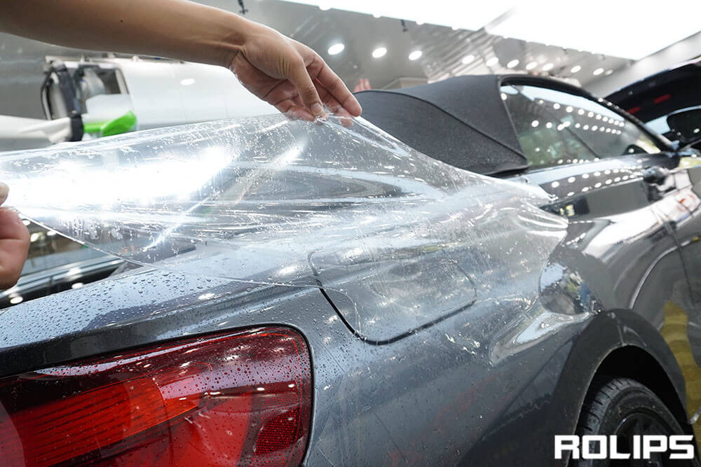 車衣怎么貼？汽車貼車衣詳細步驟流程教程（4）