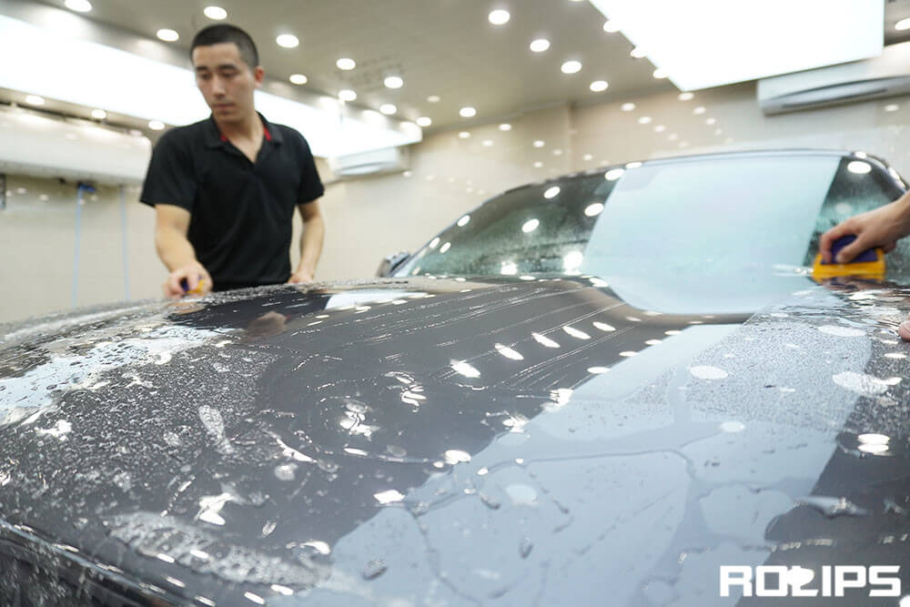 車衣怎么貼？汽車貼車衣詳細步驟流程教程（8）
