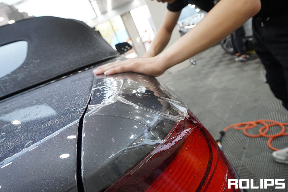 車衣怎么貼？汽車貼車衣詳細步驟流程教程（5）